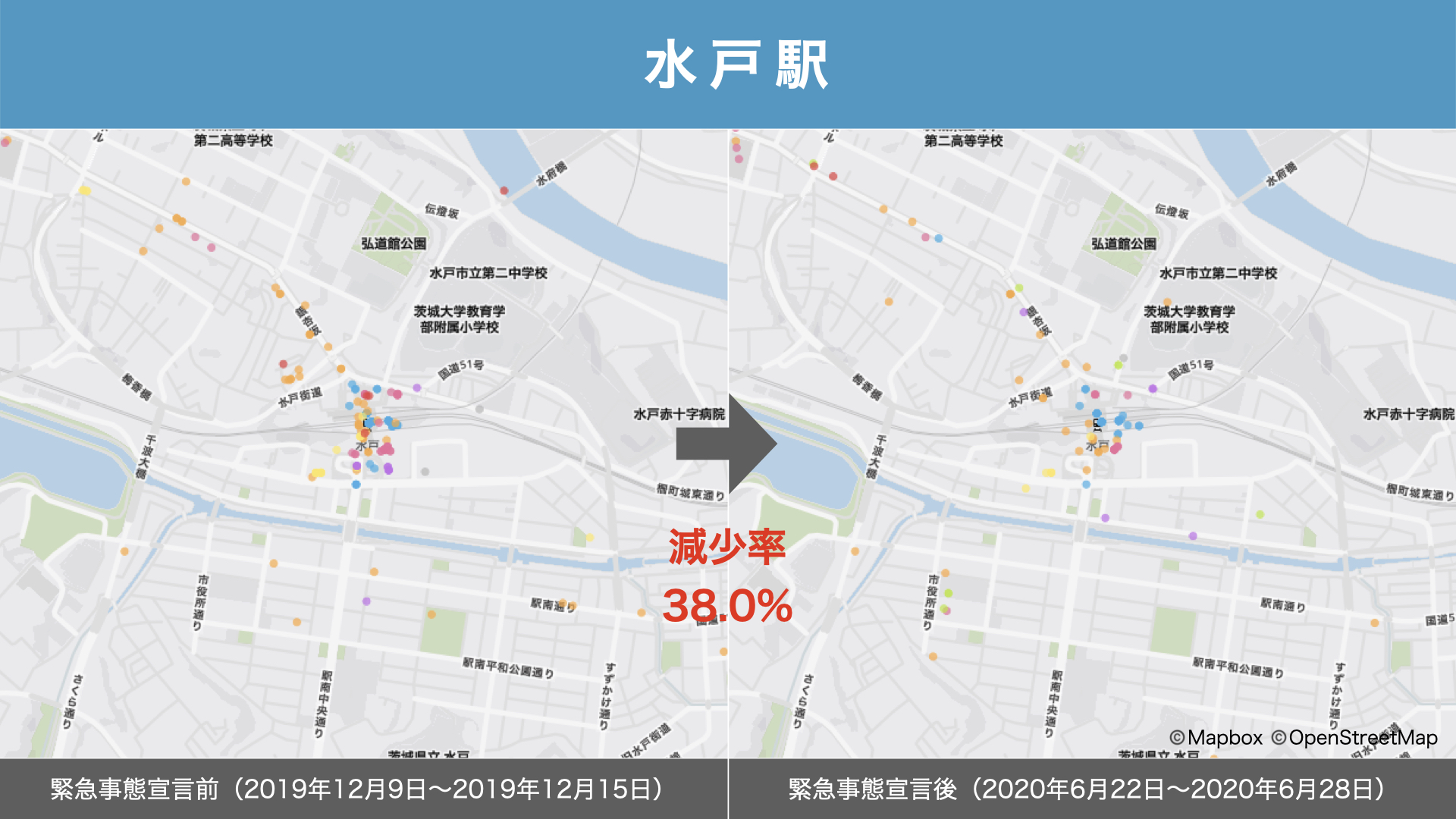 ロケーションビッグデータから見る緊急事態宣言前後の影響分析 茨城県編 Nightley Inc 株式会社ナイトレイ コーポレートサイト